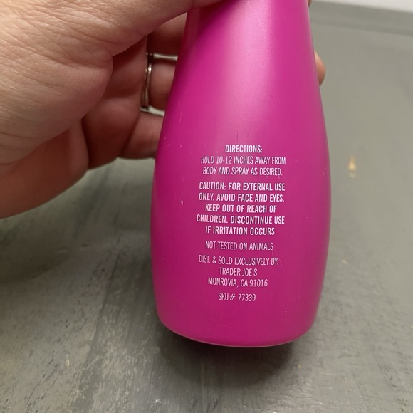 Trader Joe's Brazil Nut Body Mist 6 oz Brand New Aloe Vera Seaweed Extract - Picture 3 of 4